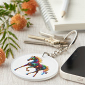 優雅な馬 キーホルダー (正面右)