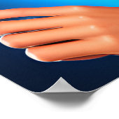 優雅な魅力的な女性： ポスター (角)