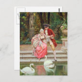 優雅な鳥 – Soulacroix ポストカード (正面/裏面)