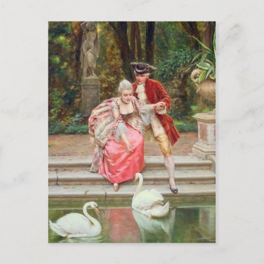 優雅な鳥 – Soulacroix ポストカード (正面)