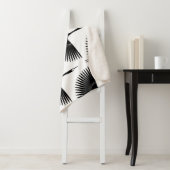 優雅な鶴:オリエンタルバードパターン シェルパブランケット (インサイチュ)