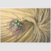 優雅な黄金の女性フローラクラウンW2デコページ 薄葉紙 (正面)