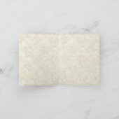 優雅な黄金時代、感謝のメモカード サンキューカード (内部)