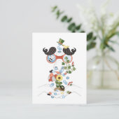 優雅な鼻水（リメイク） ポストカード (スタンド正面)