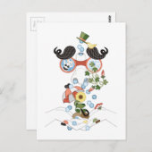 優雅な鼻水（リメイク） ポストカード (正面/裏面)