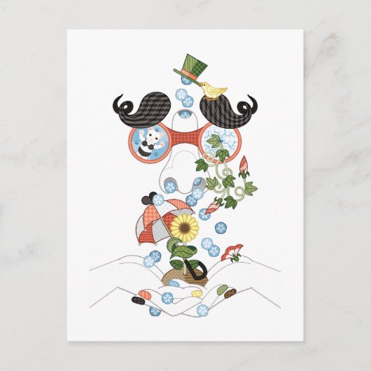 優雅な鼻水（リメイク） ポストカード (正面)