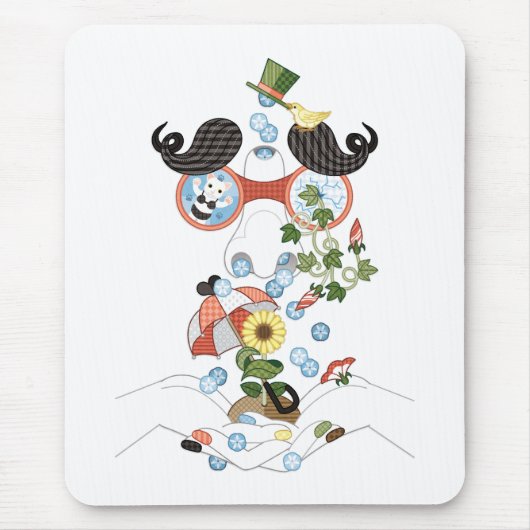 優雅な鼻水（リメイク） マウスパッド (正面)