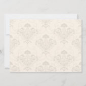 優雅な25周年記念のお祝い 招待状 (裏面)
