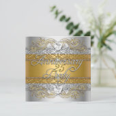 優雅な25周年記念シルバーゴールドセレブレーション 招待状 (スタンド正面)