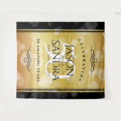 優雅な50周年 ゴールデンウェディングアニバーサリー タペストリー (正面(横))