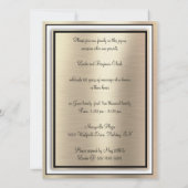 優雅な60周年記念のお祝い 招待状 (裏面)