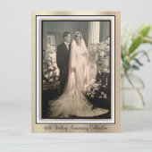 優雅な60周年記念のお祝い 招待状 (スタンド正面)