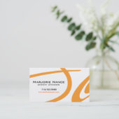 優雅なPopp -ウェブサイトデザイナー 名刺 (スタンド正面)