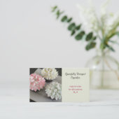 優雅にデザインされたカップケーキ 名刺 (スタンド正面)