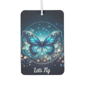 優雅に乗り心地をリフレッシュ：蝶のように飛ぶ カーエアーフレッシュナー (正面)