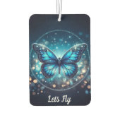 優雅に乗り心地をリフレッシュ：蝶のように飛ぶ カーエアーフレッシュナー (裏面)