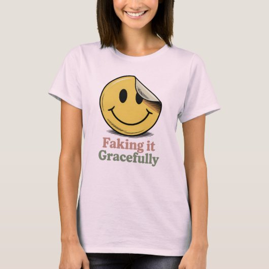 優雅に偽装する | 笑顔の裏の真実 Tシャツ (正面)