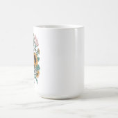 優雅に咲く コーヒーマグカップ (中央)