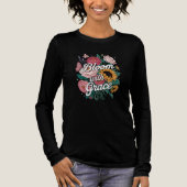 優雅に咲く トライブレンドTシャツ (正面)