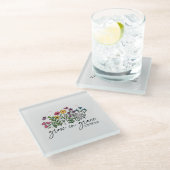 優雅に成長する ガラスコースター (アングル)