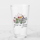 優雅に成長する タンブラーグラス (裏面)