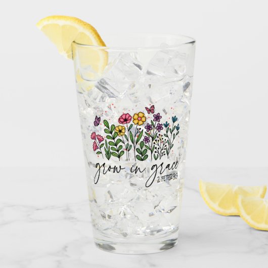 優雅に成長する タンブラーグラス (アイス正面)