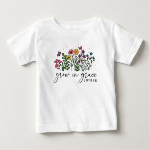 優雅に成長する ベビーTシャツ