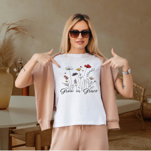 優雅に成長する Tシャツ
