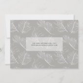 優雅に描かれた |写真の日付の保存 セーブザデート (裏面)