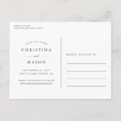 優雅に描かれた |写真の日付の保存 案内ポストカード (裏面)