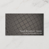 優雅の地球の地球の銀のブラウンの全体的なモダン 名刺 (裏面)