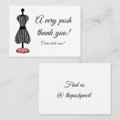 優雅の感謝していしています 名刺 (正面/裏面)