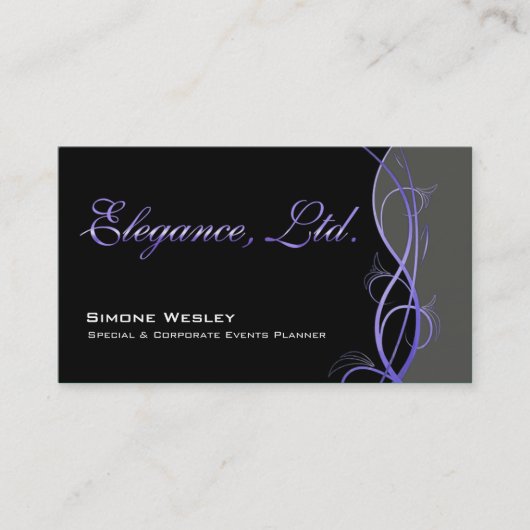 優雅の祭りの催しのプランナーの調整者 名刺 (正面)