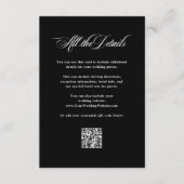 優雅イタリアンさ | のゲ結婚スト詳細QRコード エンクロージャーカード (正面)