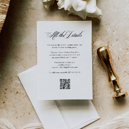 優雅イタリアンさ | のゲ結婚スト詳細QRコード エンクロージャーカード