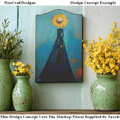 優雅エレガントな背の高い柳ひまわり女の子C2L 薄葉紙