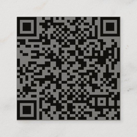 優雅シンプルモダンな スクエア名刺 (裏面)