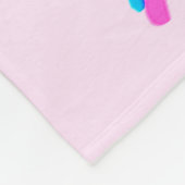 優雅パーソナライズされた体操選手フリースブランケット フリースブランケット (角)