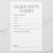 優雅ミニマルなエレガンス大学院アドバイス&ウィッシュ (正面)