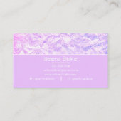 優雅モダンさ | お洒落&ミニマルデザイン 名刺 (裏面)