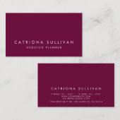 優雅モダンさ | Poppy名刺 名刺 (正面/裏面)