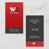 優雅企業のさ 名刺 (正面/裏面)