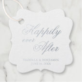 優雅伝統的フォーマルな結婚式 フェイバータグ (正面)