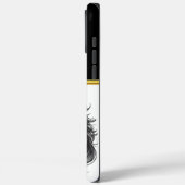 優雅威厳のあるな抱擁に巻き込まれた馬 Case-Mate iPhoneケース (裏面 / 左)