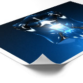 優雅無地のさ ポスター (角)