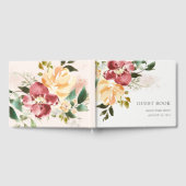 優雅素朴さ | フローラ水色 ゲストブック (全面)