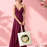 優雅自然な花嫁ギフト トートバッグ<br><div class="desc">エレガンスデザインのカラー自然パレットの一致花嫁の贈り物に最適</div>