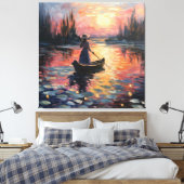 優雅芸術的さ キャンバスプリント (インサイチュ (寝室))