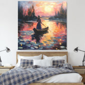 優雅芸術的さ キャンバスプリント (インサイチュ (寝室))