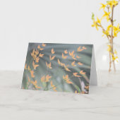 優雅離れな空白のカード カード (黄色い花)